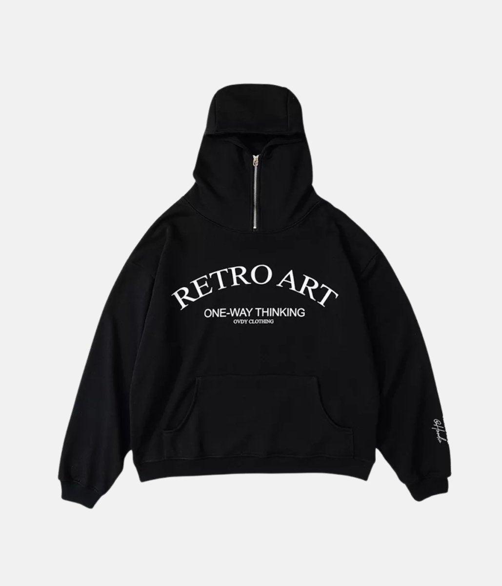 Artwork Hoodie – material: Premium Cotton & Polyester Design: High Quality Print Fit type – LUX VERSE Luxury Designer Fashion Outlet
