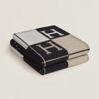Avalon Classic Throw Blanket – Avalon Classic Throw Blanket Revealed by a hand-woven jacquard weave, – LUX VERSE Luxury Designer Fashion Outlet