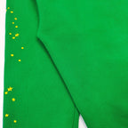 Green Cotton Web Print Pullover – Herren