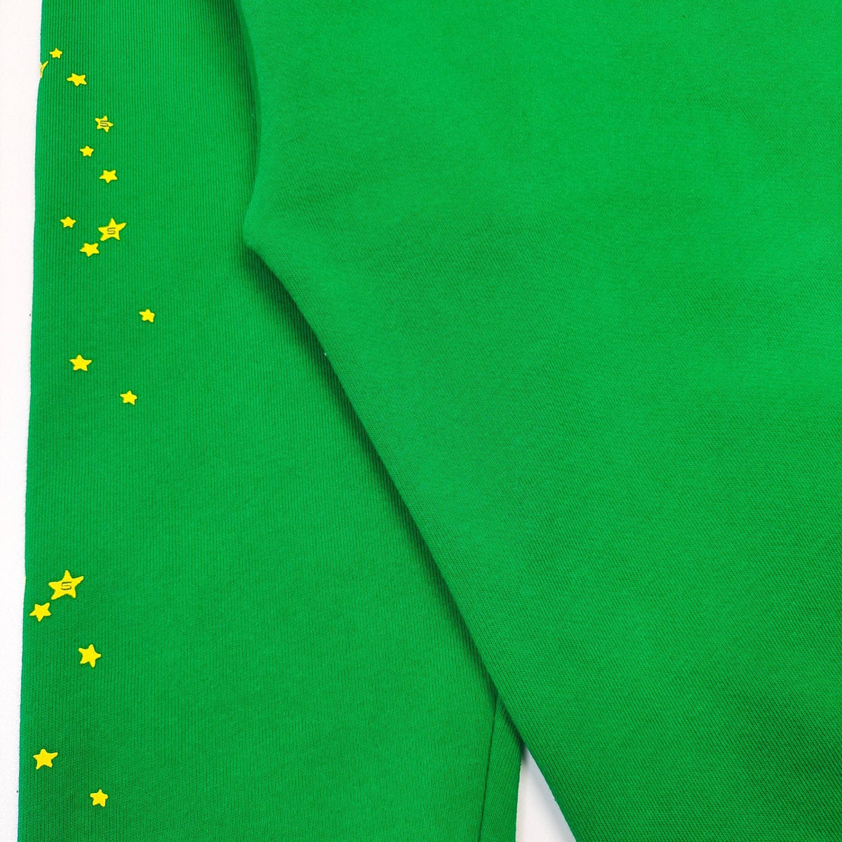 Green Cotton Web Print Pullover – Herren