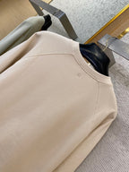 Cream Cotton Heart Logo Crewneck - Men's