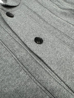 Shawl Collar Cardigan Grey - Men's