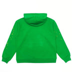 Green Cotton Web Print Pullover – Herren