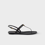 Patent leather thong sandals – the sleek silhouette with clean lines is emphasized by the luminous finish of – LUX VERSE Luxury Designer Fashion Outlet