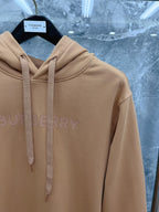 Black Cotton Bold Text Pullover - Men's
