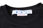 Schwarzes Crewneck mit Baumwollmotiv – Herren