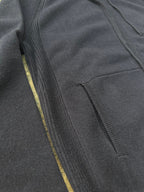 4-Bar Zip Grey Hoodie - Men's