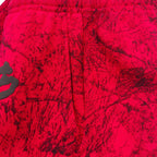 Rote Jogginghose mit Spinnenweben-Print – Herren