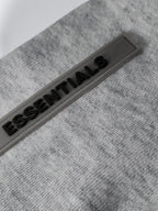 Grey Cotton Logo Pullover - Men's