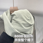 Pflanzenasche Schwarzer Kapuzenpullover – Herren