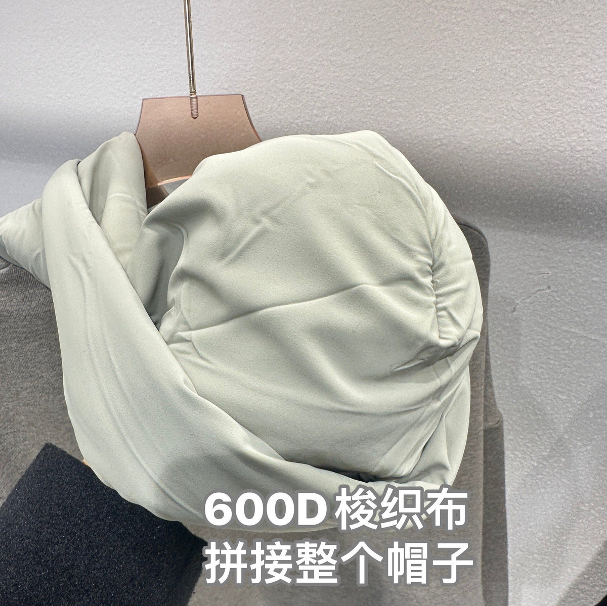 Pflanzenasche Schwarzer Kapuzenpullover – Herren