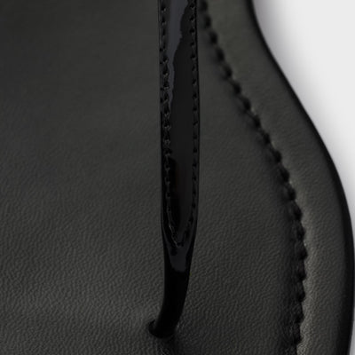 Patent leather thong sandals