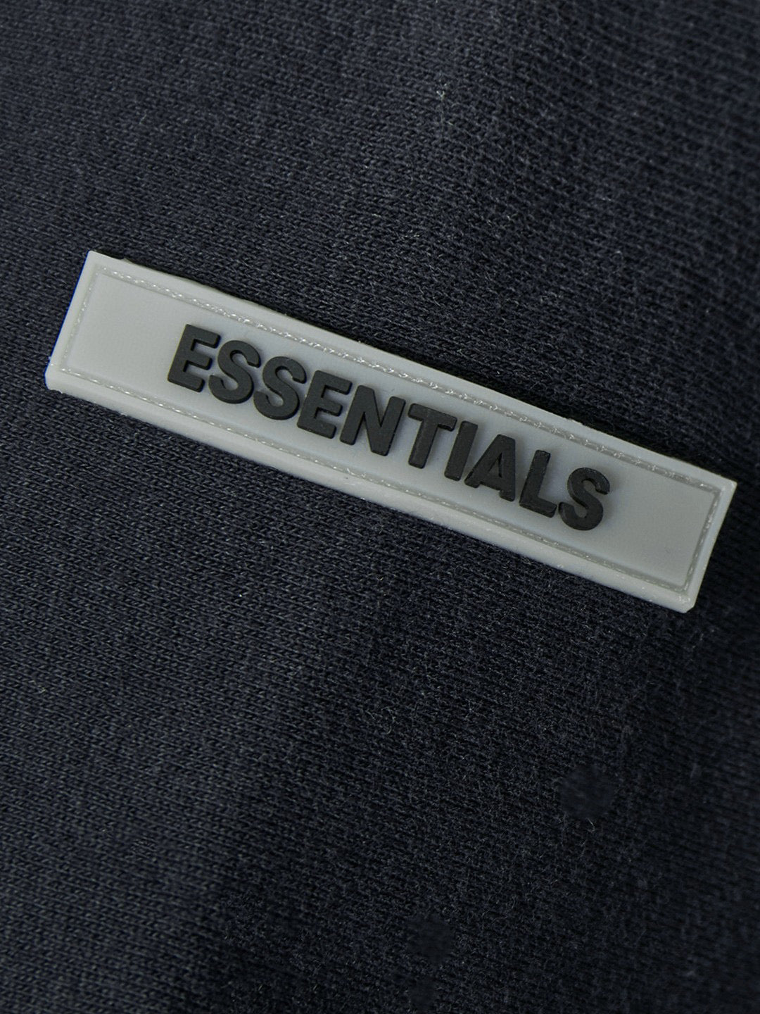 Grey Cotton Logo Pullover - Men's