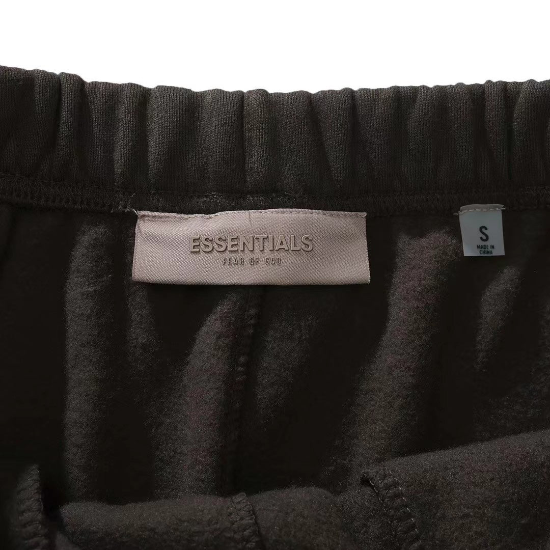 Brown Cotton Logo Drawstring - Men's