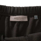 Brown Cotton Logo Drawstring - Men's