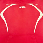 Roter Kapuzenpullover - Herren