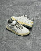 White and Grey Sneakers