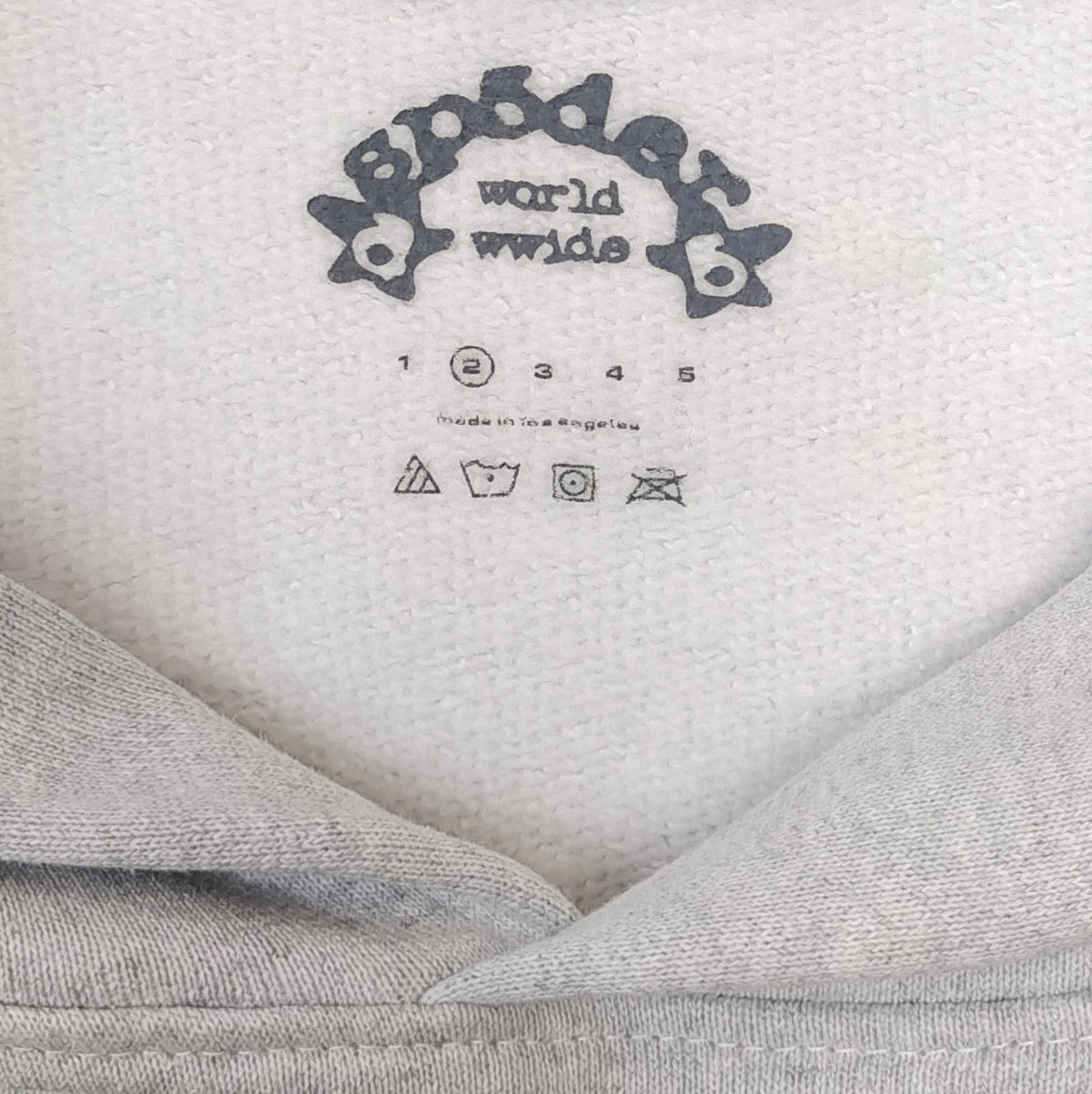 Grey Cotton Web Graphic Pullover - Men's