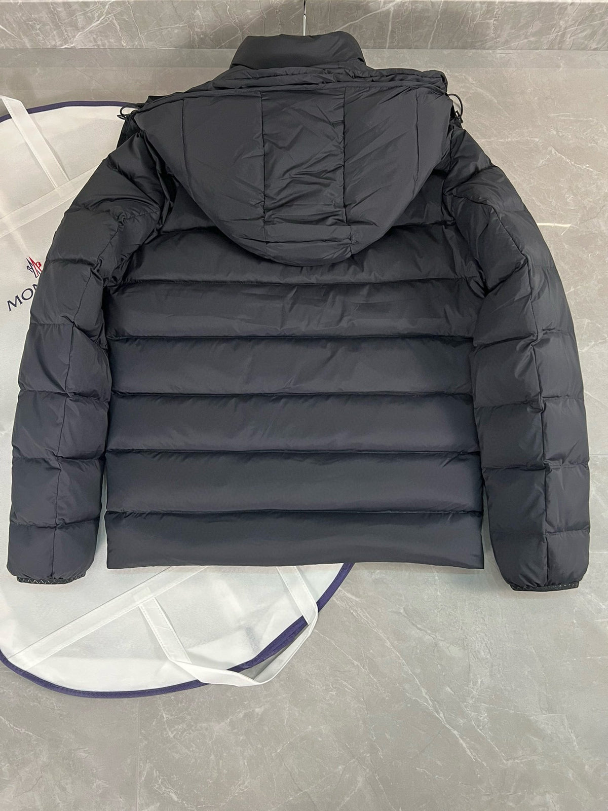 Black Puffer Jacket - Men's