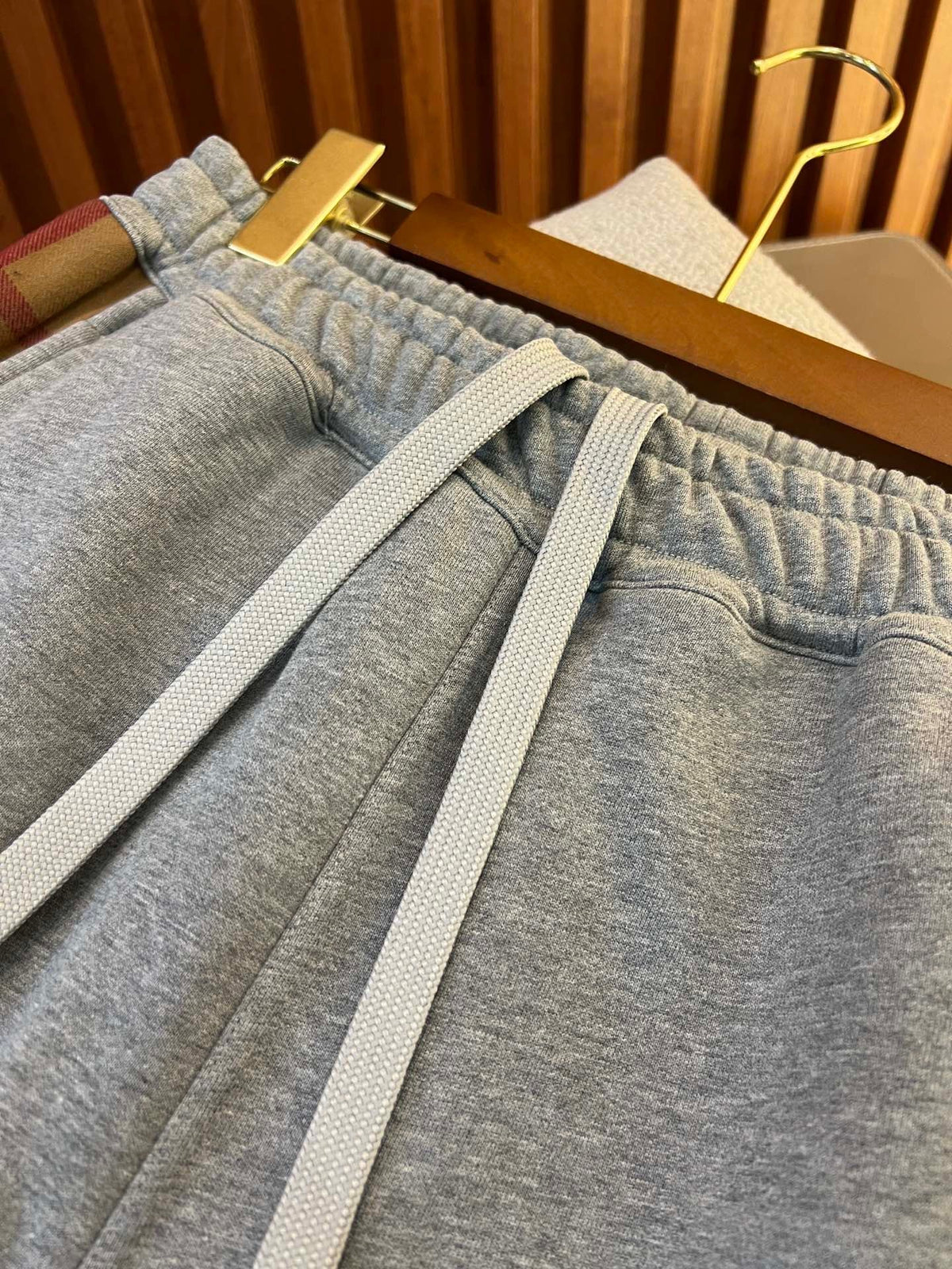 Black Cotton Cuffed Joggers - Men's