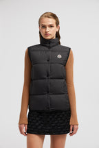 Badia Down Vest – crafted from polyester Polyester lining Down-filled Snap button closure Zipped – LUX VERSE Luxury Designer Fashion Outlet