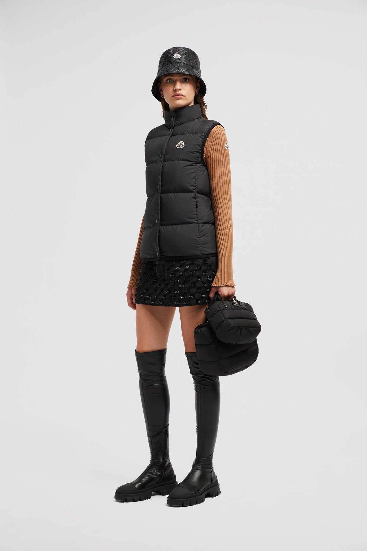 Badia Down Vest – featuring an subtle matt finish, the Badia down vest is a versatile piece that can – LUX VERSE Luxury Designer Fashion Outlet