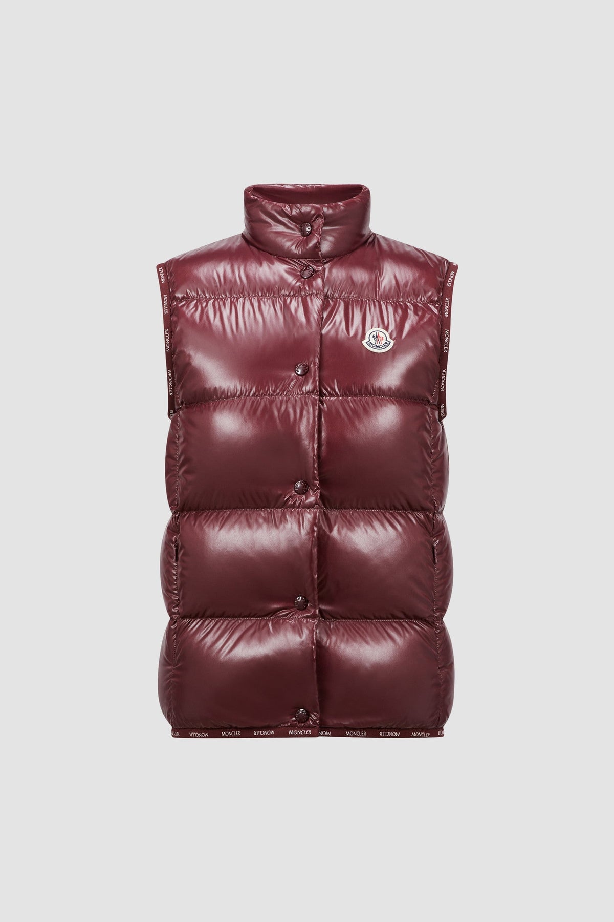 Badia Down Puffer Vest – the Badia down vest is crafted from nylon laqué—an iconic material with a luxurious – LUX VERSE Luxury Designer Fashion Outlet