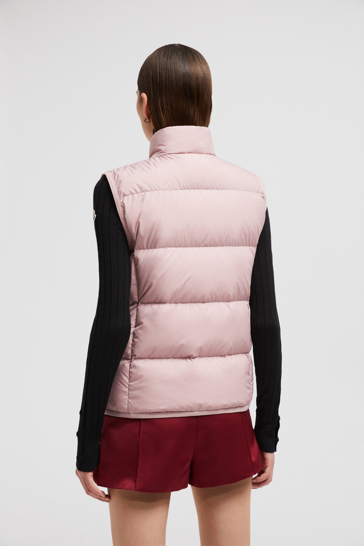 Badia Down Vest – the puffer vest is completed by a high neck and elastic trim for added warmth – LUX VERSE Luxury Designer Fashion Outlet