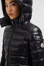 Badyf Short Down Jacket – crafted from nylon laqué Nylon laqué lining Down-filled Detachable hood with – LUX VERSE Luxury Designer Fashion Outlet
