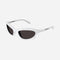 Balenciaga Bat rectangle sunglasses in white