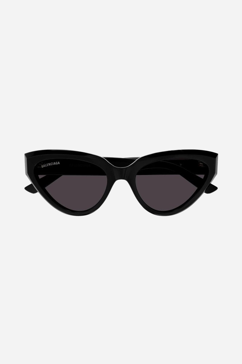 Black cat-eye sunglasses with BB logo – the execution is enriched by a peculiar tumbling finishing – LUX VERSE Luxury Designer Fashion Outlet