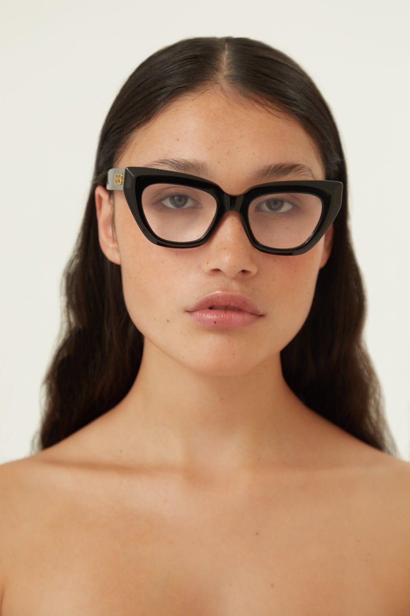 Bold black frames – a unique thumbling/distressed effect extensively broadly used on many product – LUX VERSE Luxury Designer Fashion Outlet