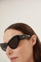 Cat butterfly black sunglasses – cat Butterfly shape – LUX VERSE Luxury Designer Fashion Outlet