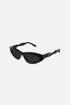 Cat-eye twisted black sunglasses – cat-eye acetate shape – LUX VERSE Luxury Designer Fashion Outlet
