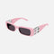 Balenciaga Dynasty pink sunglasses featuring BB logo