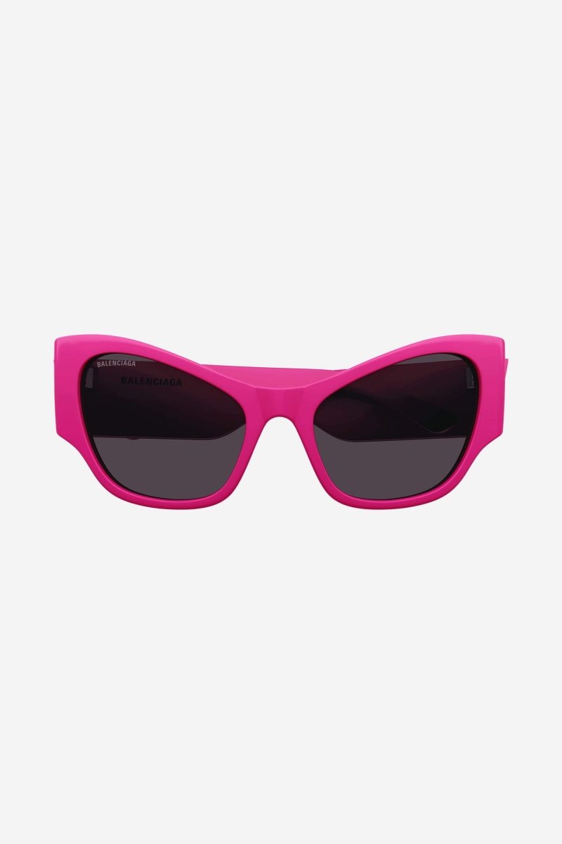 MAX butterfly sunglasses in pink – lOGO IS OBTAINED THROUGH AN EXTREMELY REFINED PROCESS NAMED “LAPPING”, RESULTING – LUX VERSE Luxury Designer Fashion Outlet
