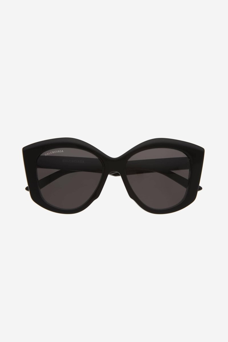 Oversized butterfly black sunglasses – iconic recall to CUT concept – LUX VERSE Luxury Designer Fashion Outlet