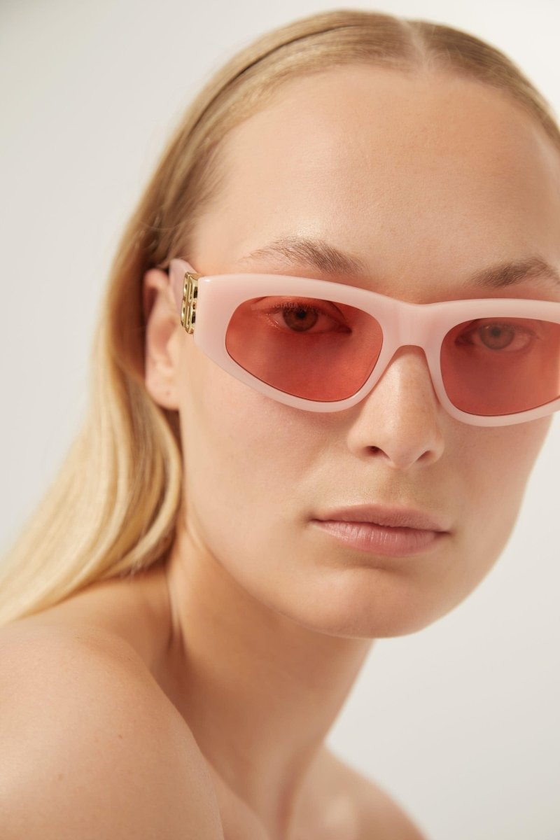 Pink cat-eye BB sunglasses – available in classic colors or 80’s inspired color combinations – LUX VERSE Luxury Designer Fashion Outlet