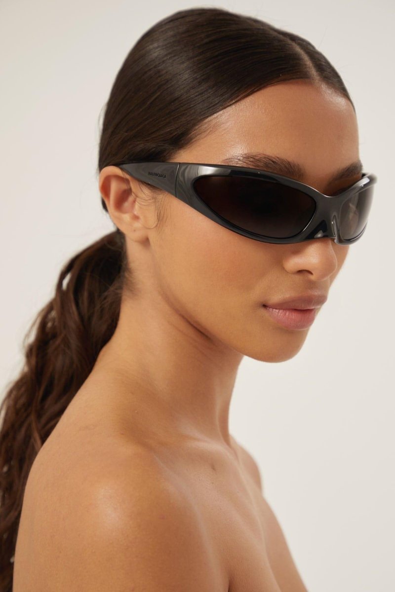 Skin Cat sunglasses in black – worn by Kim Kardashian in the latest Advertising campaign – LUX VERSE Luxury Designer Fashion Outlet