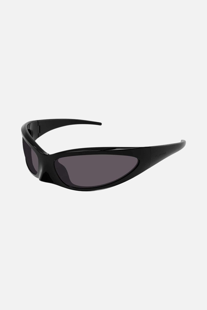 Skin Cat sunglasses in black – skin Cat Sunglasses in black bio-based injected nylon with grey lenses are – LUX VERSE Luxury Designer Fashion Outlet