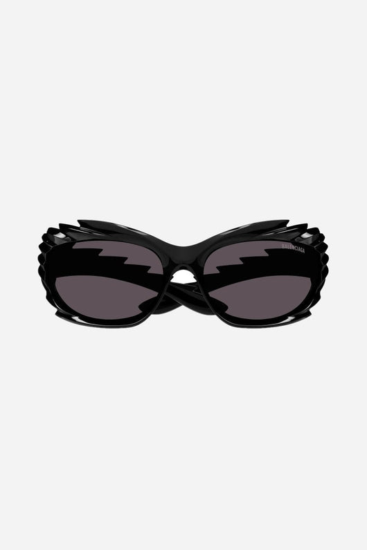 Balenciaga Spike rectangle sunglasses in black - LUX VERSE - Luxury designer fashion outlet
