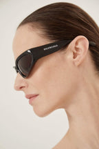 Swift BB0157s-001 black wrap around sunglasses – a brand statement in terms of silhouette and fashion realism, these products will be – LUX VERSE Luxury Designer Fashion Outlet