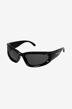 Swift BB0157s-001 black wrap around sunglasses – Swift black wrap around shades – LUX VERSE Luxury Designer Fashion Outlet