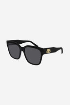 Ultra slim black cat-eye sunglasses – high-density acetate pushes back technical limits by achieving a new level – LUX VERSE Luxury Designer Fashion Outlet
