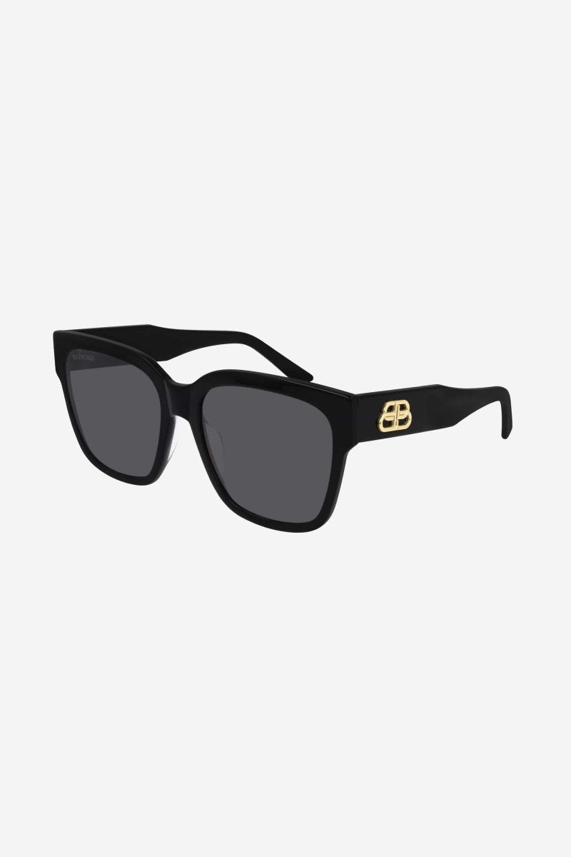 Ultra slim black cat-eye sunglasses – high-density acetate pushes back technical limits by achieving a new level – LUX VERSE Luxury Designer Fashion Outlet