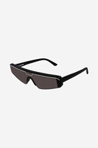 Unisex flat mask with brand logo sunglasses – unisex narrow flat top rectangle shaped mask Flat full lens modern frontal – LUX VERSE Luxury Designer Fashion Outlet