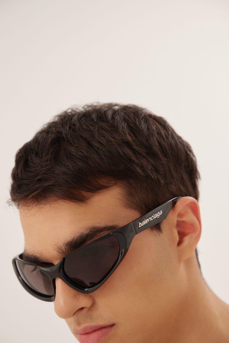 Xpander BB0202s-001 wrap around black sunglasses – rectangle shape wrapping around the face – LUX VERSE Luxury Designer Fashion Outlet