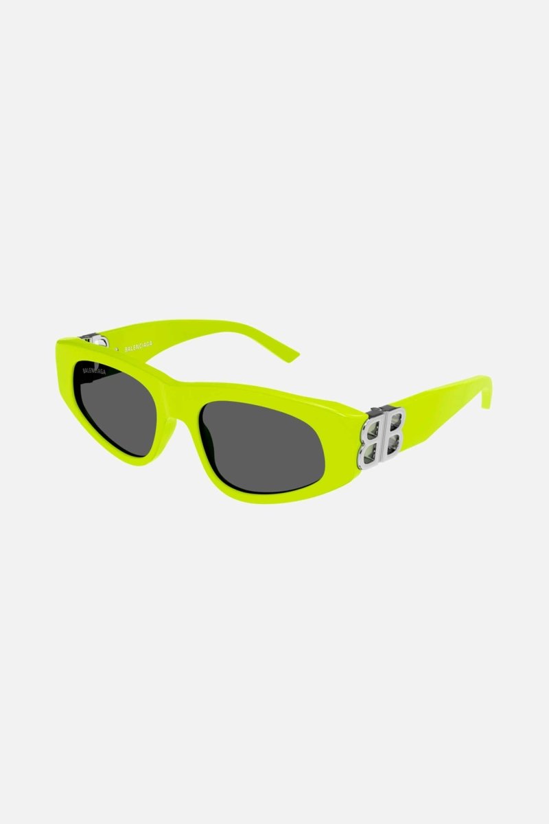 Yellow cat-eye BB sunglasses – vintage-inspired sinuous oval shape in acetate with statement symmetrically folding – LUX VERSE Luxury Designer Fashion Outlet