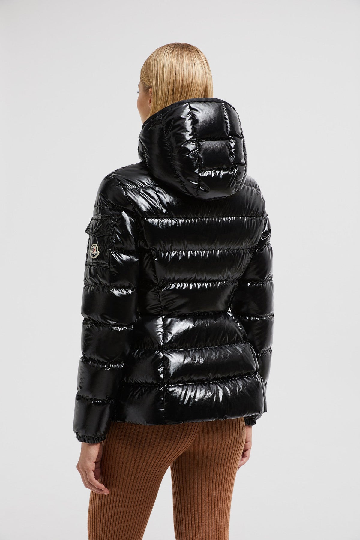 Barante Short Down Jacket – an adjustable hood and emblematic logo patch add a finishing touch to the design – LUX VERSE Luxury Designer Fashion Outlet
