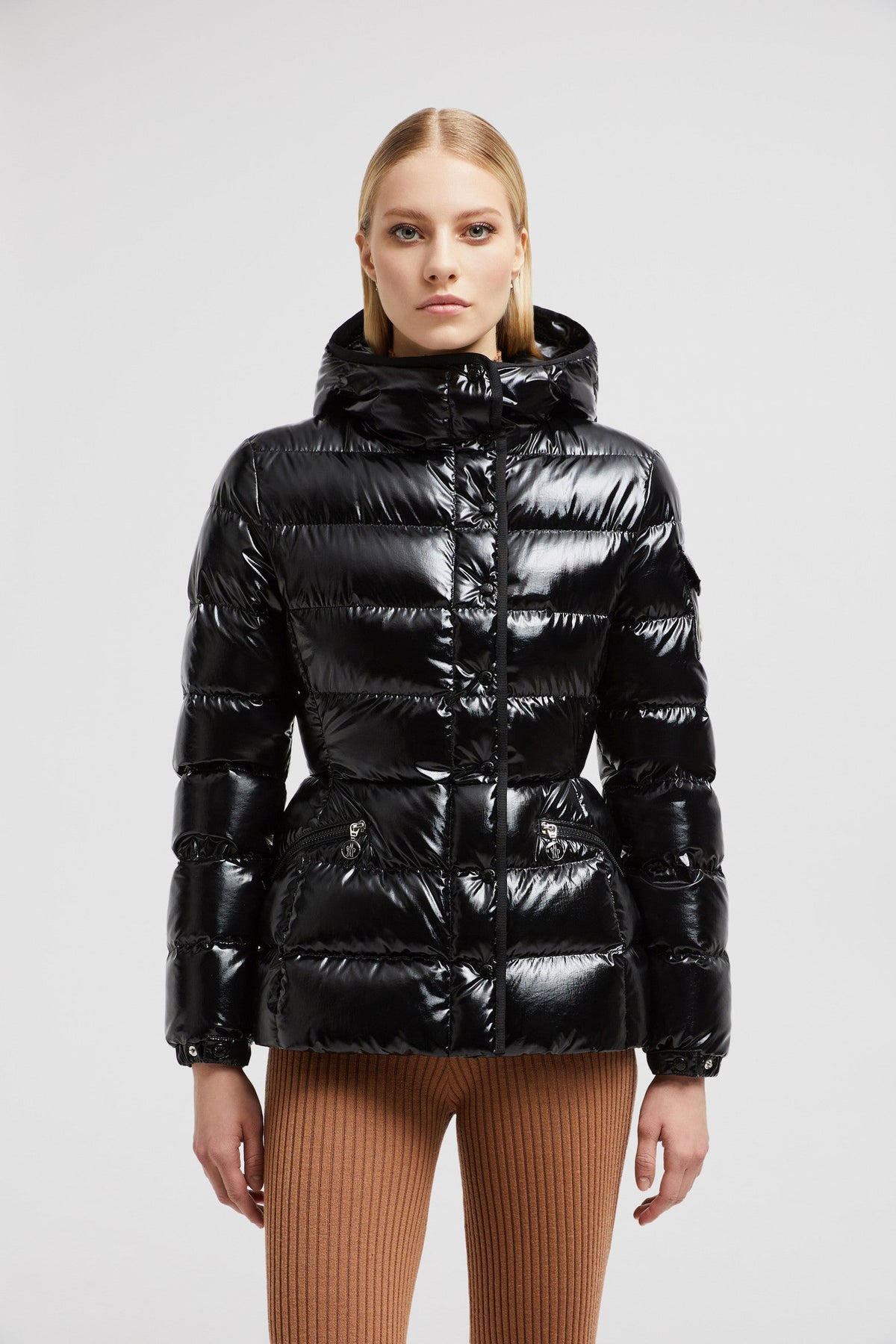 Barante Short Down Jacket – inspired by the'70s, the Barante down jacket is crafted from nylon with a glossy – LUX VERSE Luxury Designer Fashion Outlet